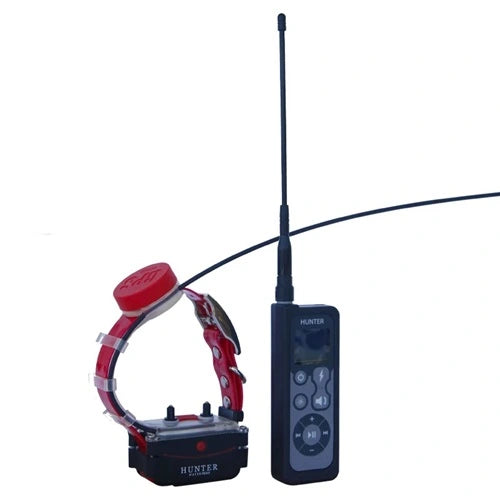 Hunter VHF GPS collar for hunting dogs - red