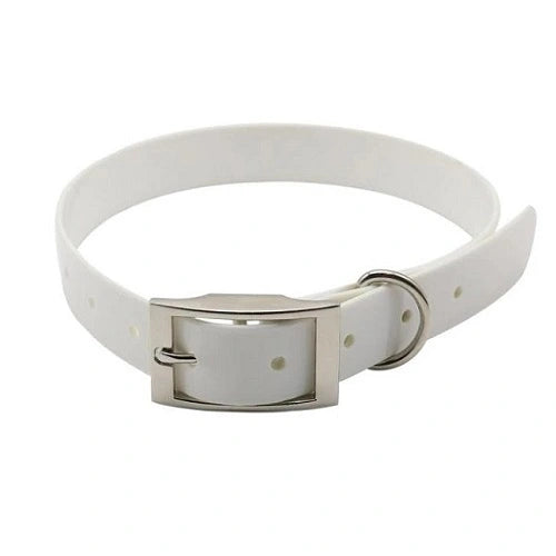 Dog tracking collar - white