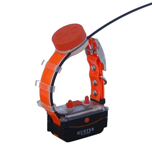 Hunter VHF GPS collar for hunting dogs - orange collar
